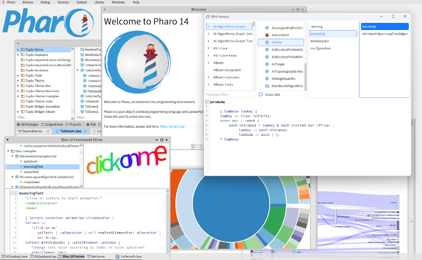 Screenshot of Pharo 14